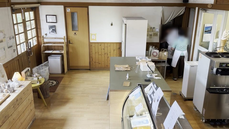 店内の全景